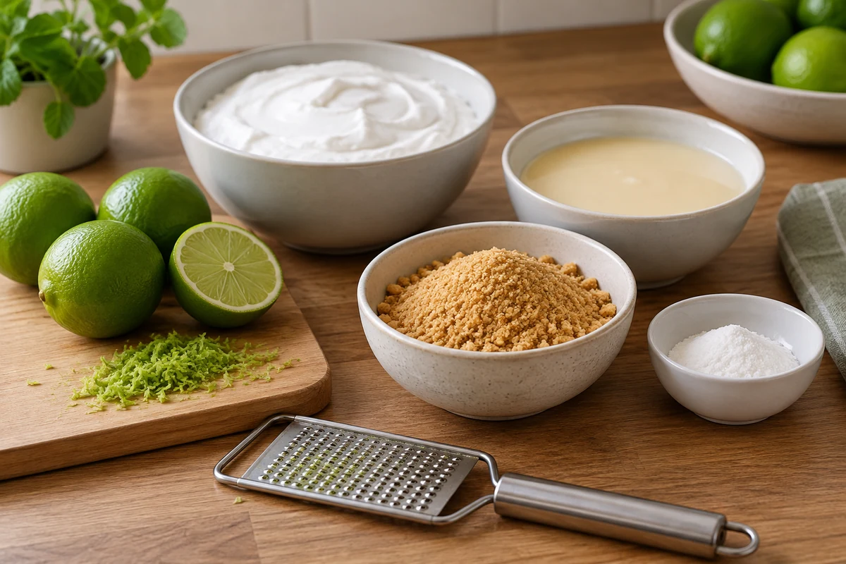 Alternative ingredients for a lime mousse tart Alternative ingredients for a lime mousse tart