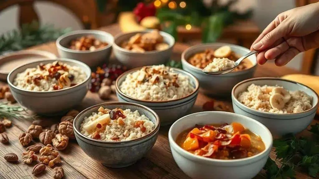 Bowls of Brazilian farofa