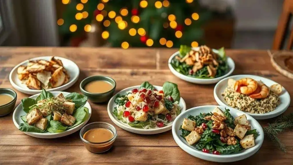Caesar salad variations for a festive meal