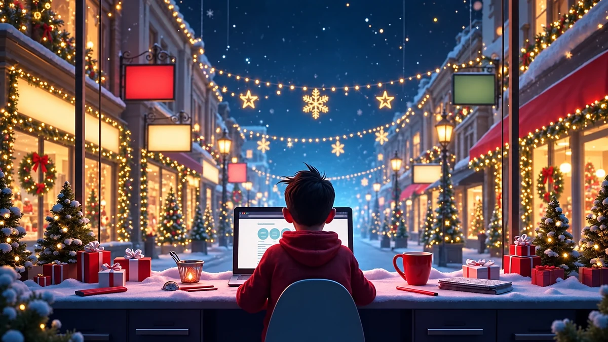 Checking offers before Christmas purchases