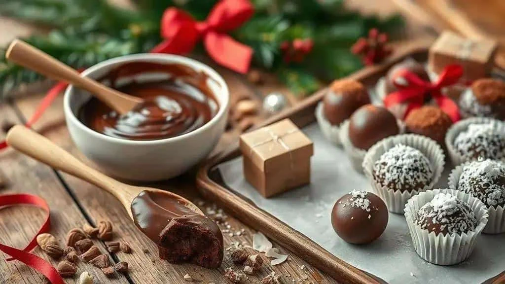 Chocolate truffles for gifting