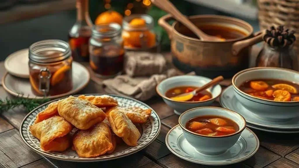 Christmas meal inspired by family traditions