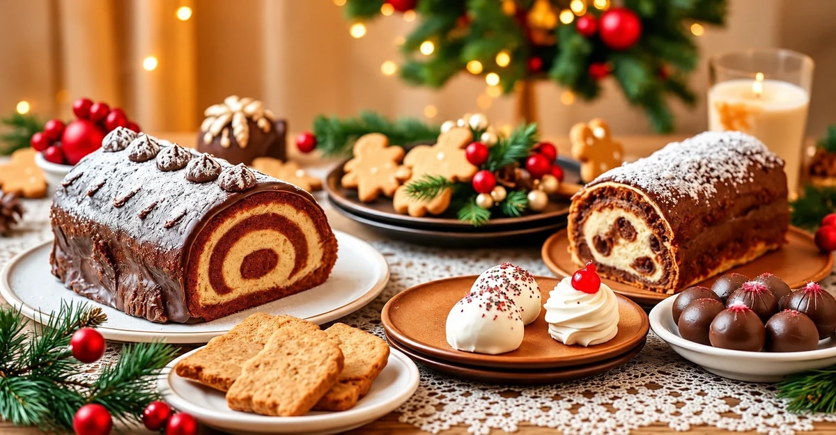 Christmas sponge rolls and sweet treats Christmas sponge rolls and sweet treats
