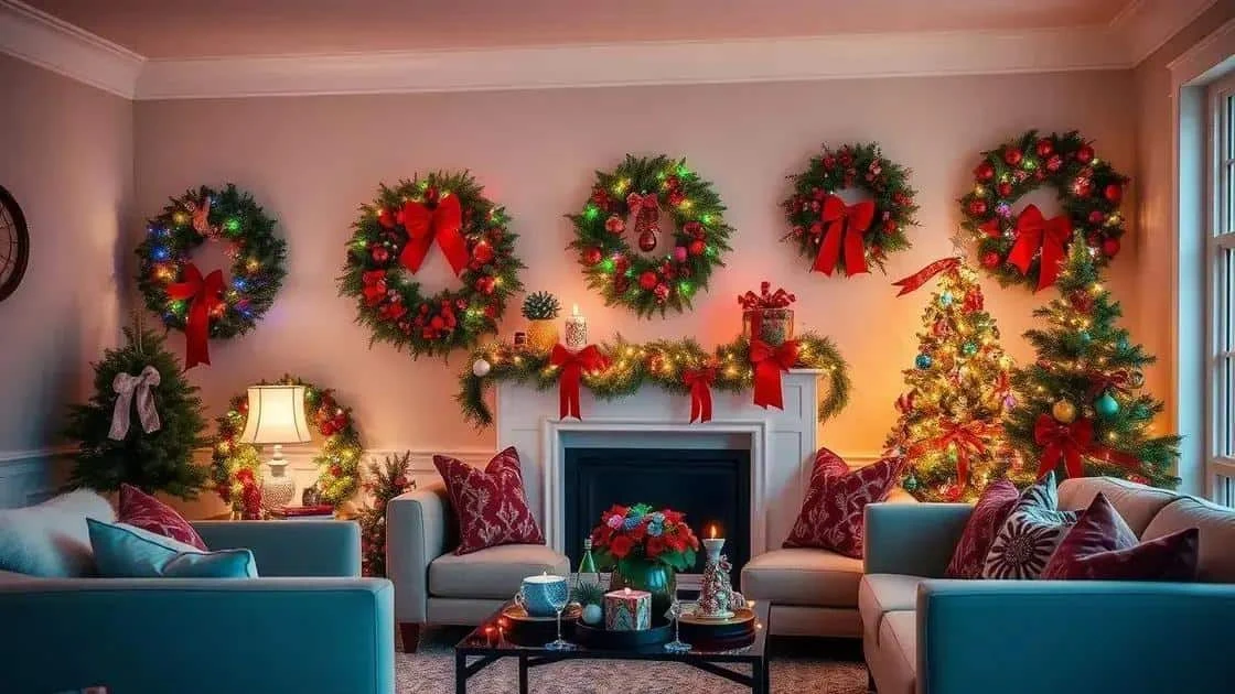 Decorating with wreaths: tips and inspiration
