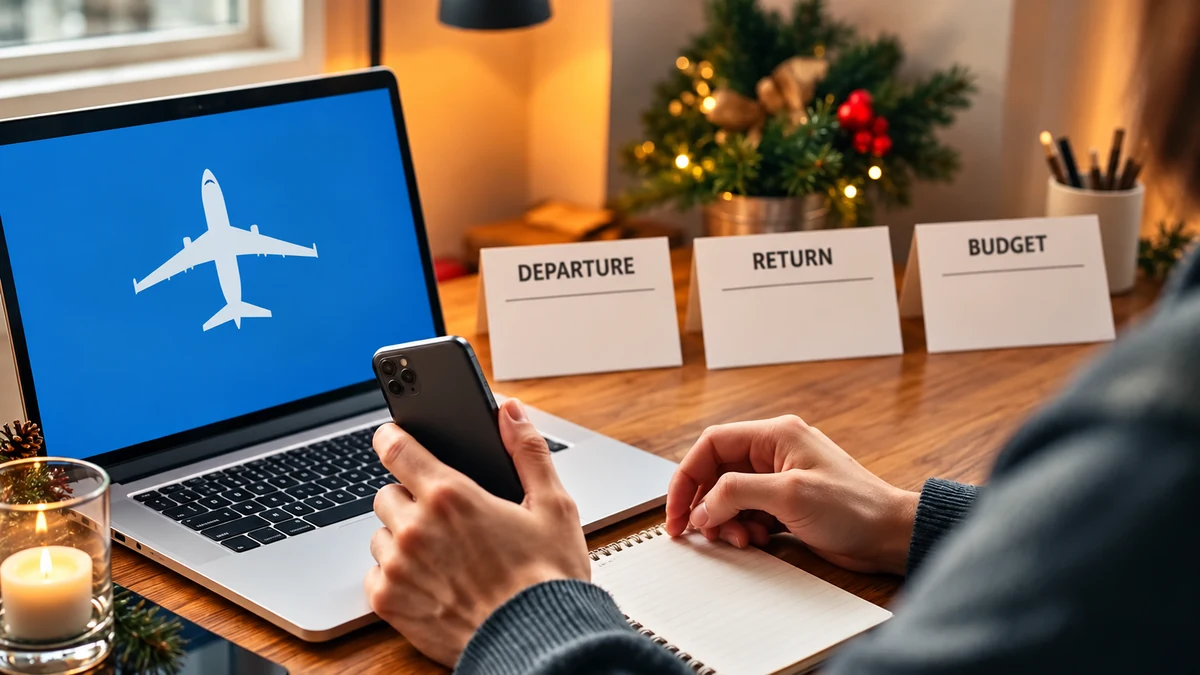 Departure return and budget planning cards