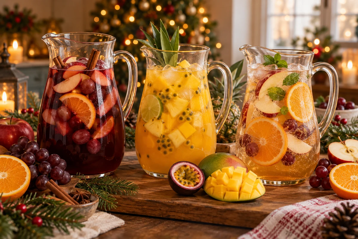 Different fruit punch variations