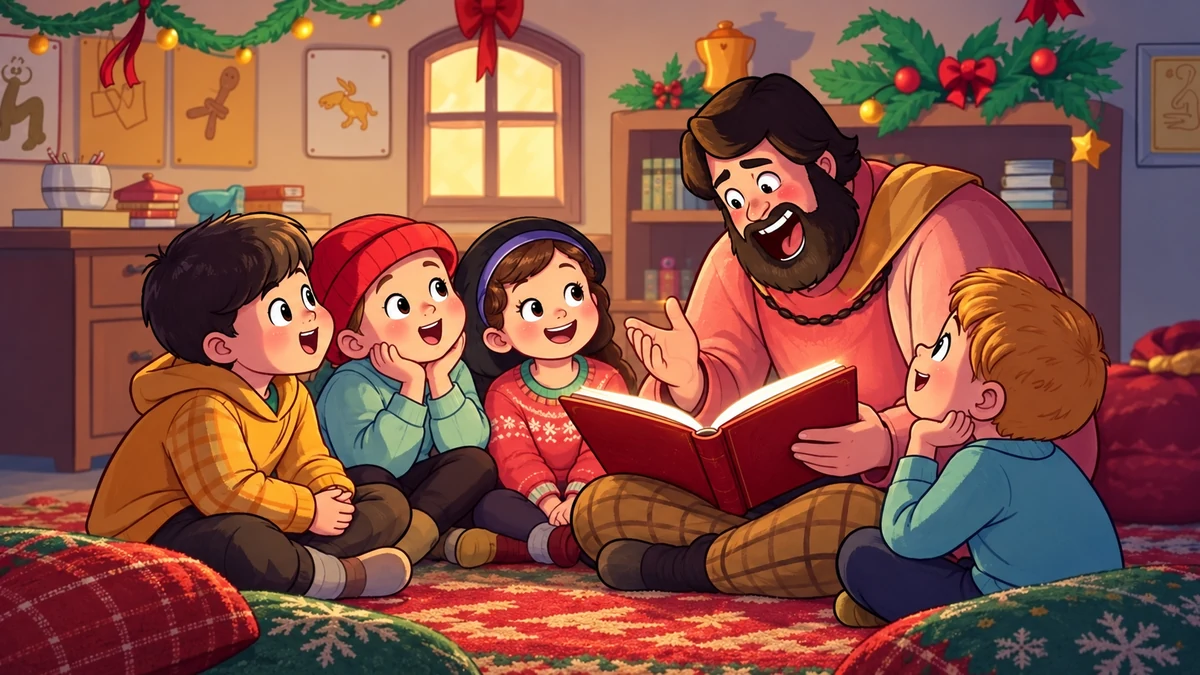 Family planning a Christmas story