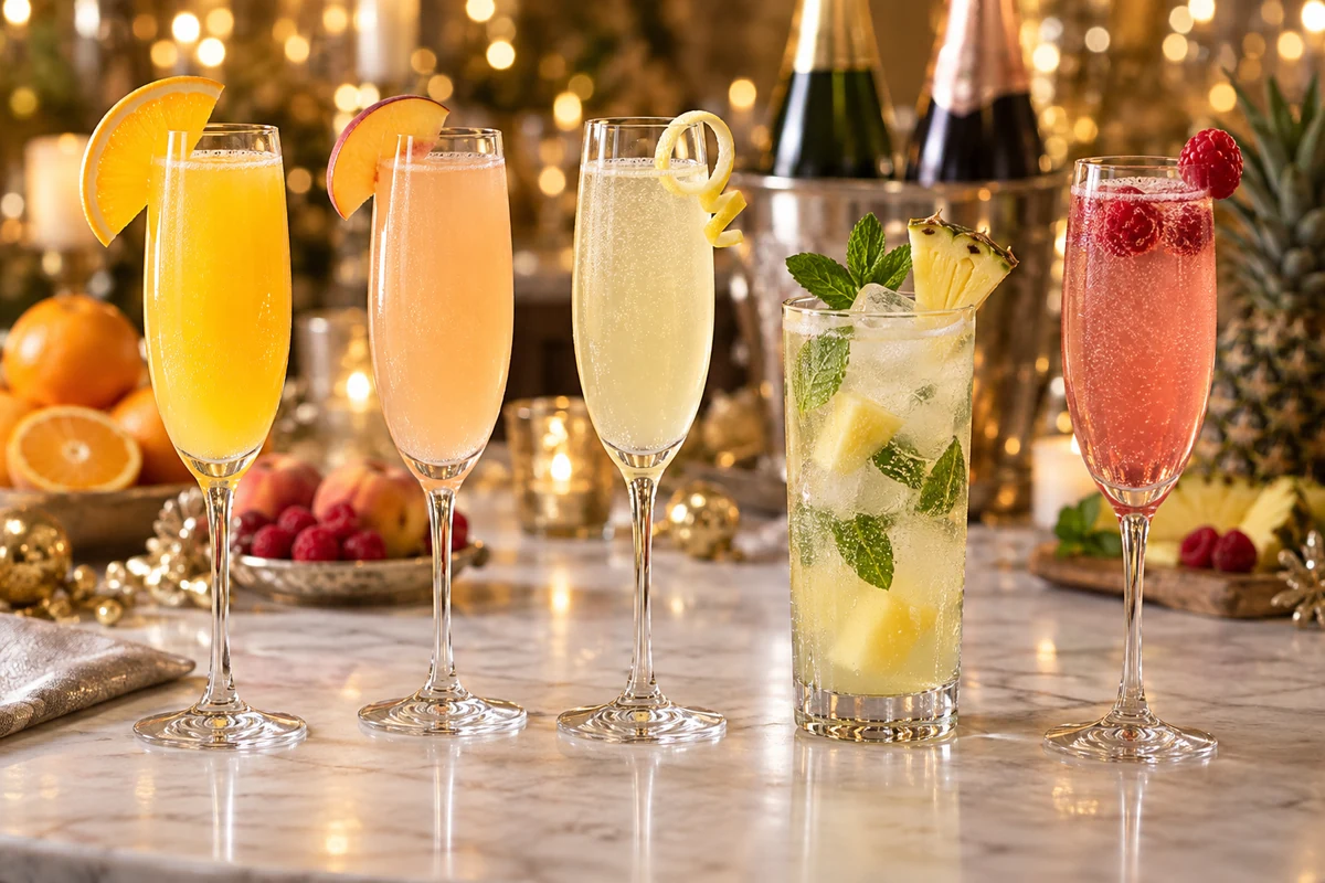 Five sparkling wine cocktails
