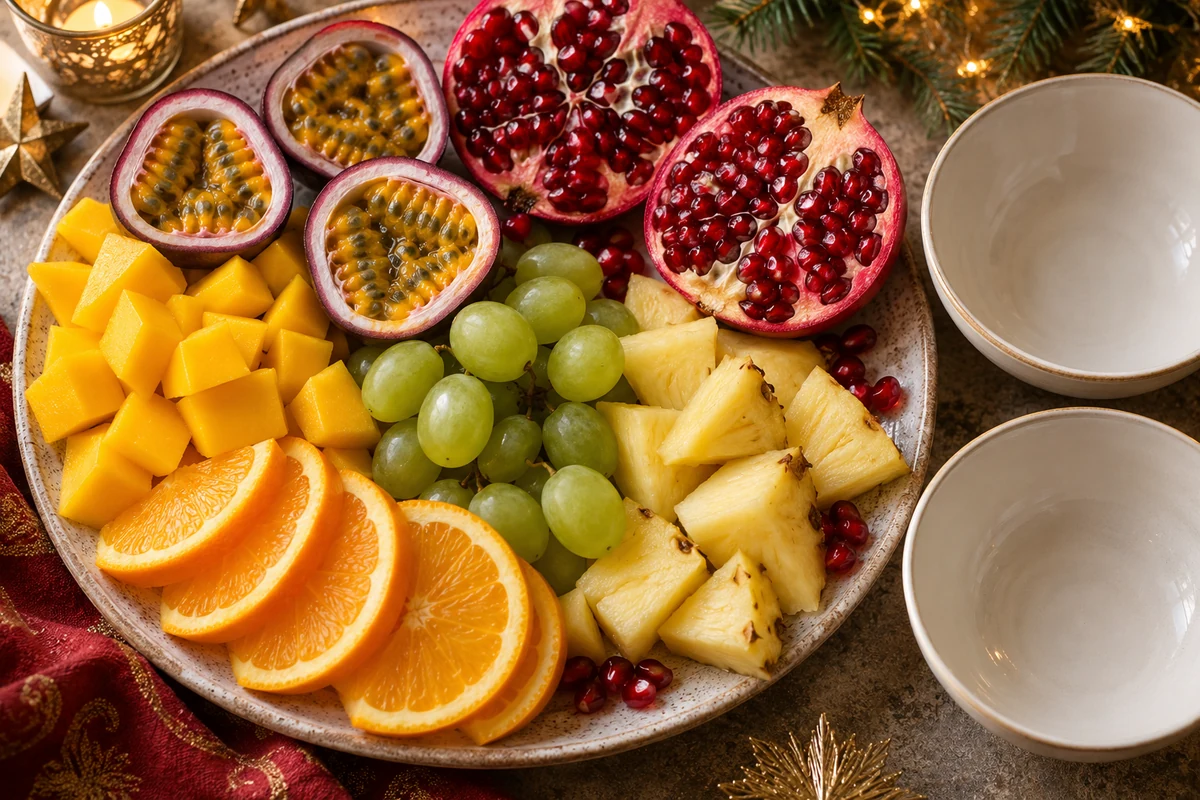 Fresh tropical fruits