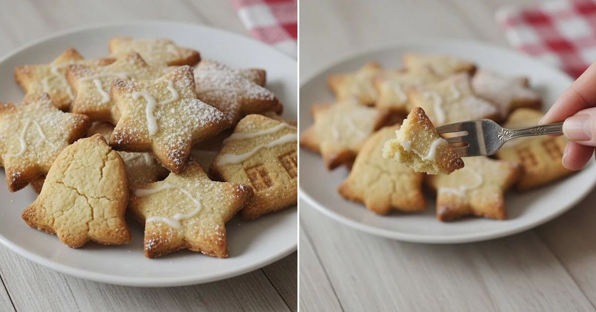 Grandma-Style Christmas Biscuits with Colourful Icing