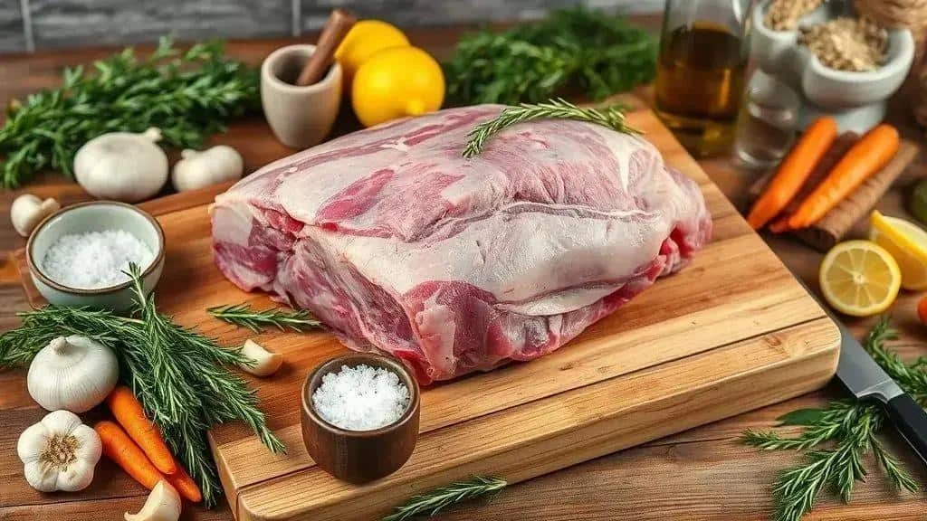Lamb with rosemary garlic lemon and olive oil Lamb with rosemary garlic lemon and olive oil