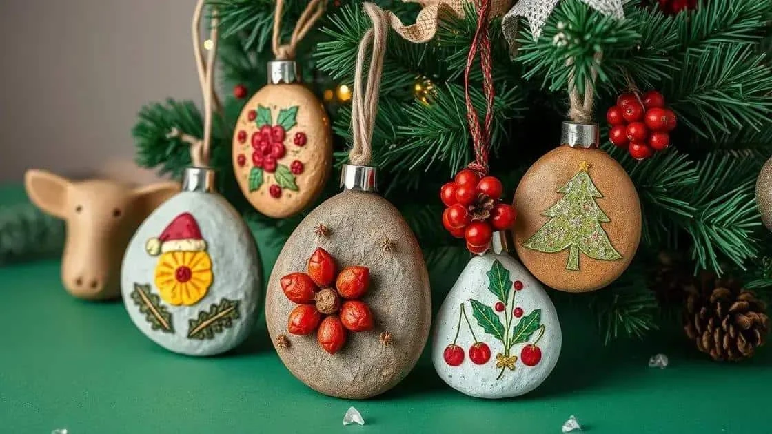 Painted hanging ornaments Painted hanging ornaments