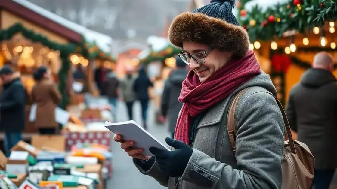 Planning a Christmas market visit