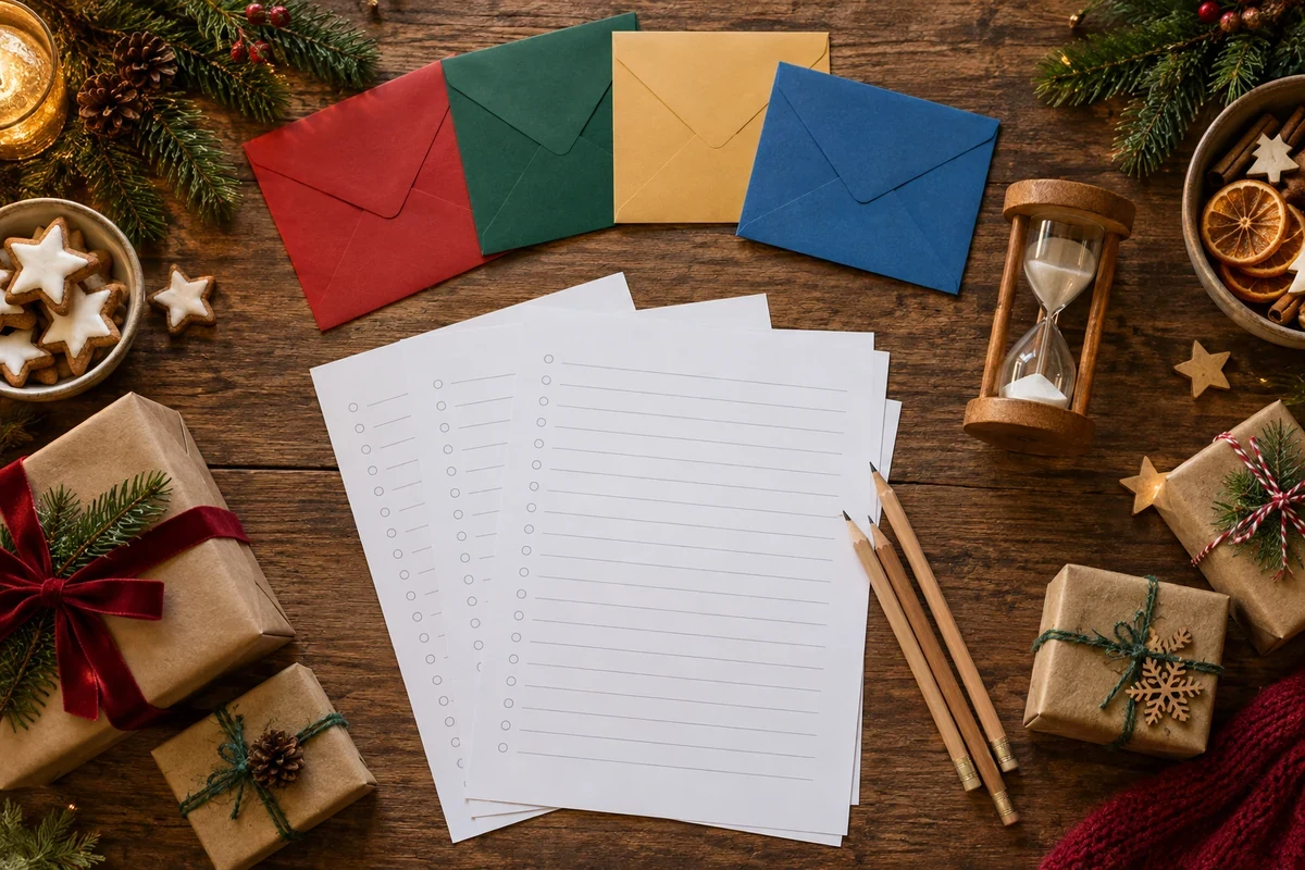 Quiz answer sheets timer and wrapped prizes