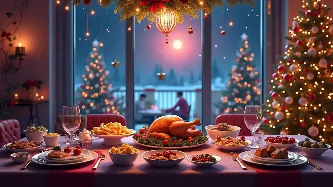 Roast turkey and Christmas meal
