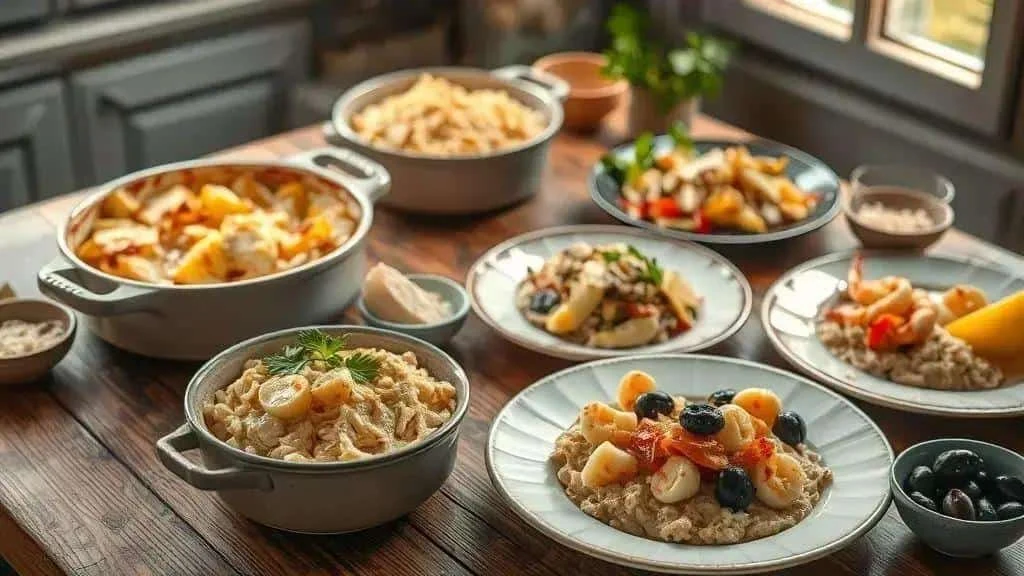 Salt cod gratin and vegetable variations Salt cod gratin and vegetable variations