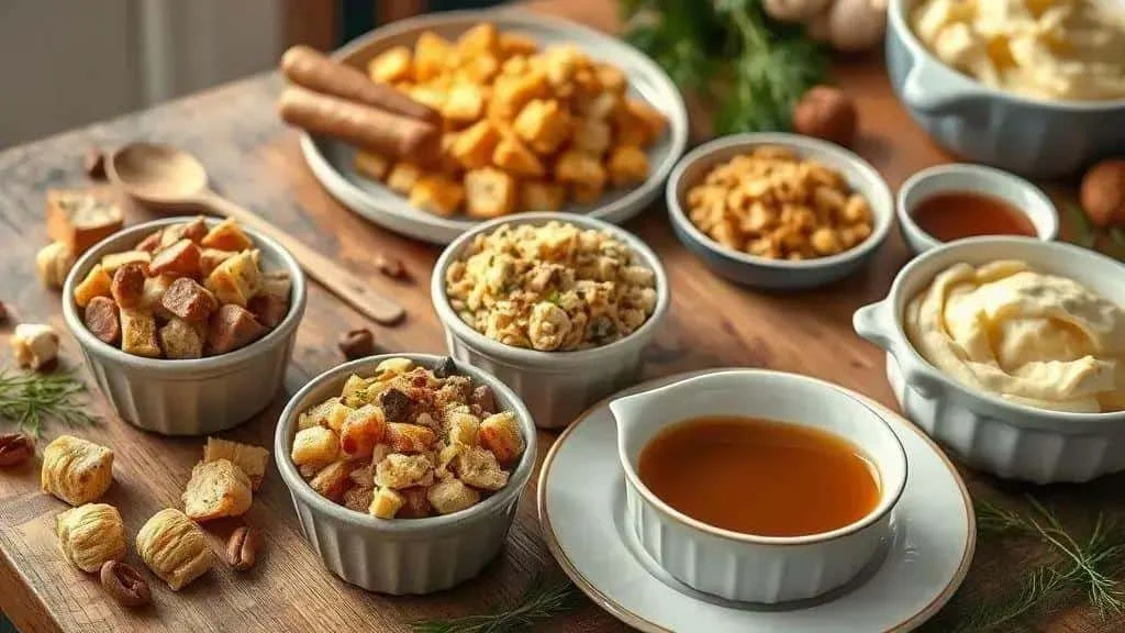 Side dishes for a Christmas turkey dinner