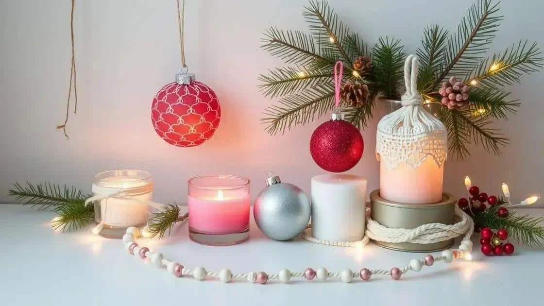Simple, creative Christmas decorations