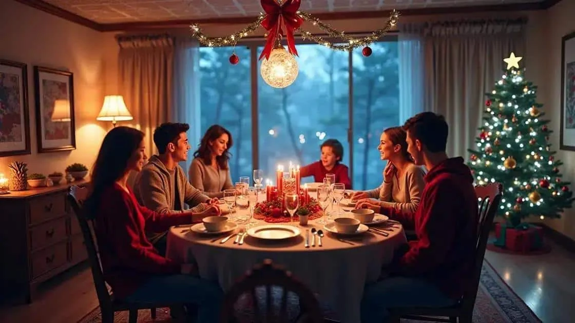 Table set for a festive meal