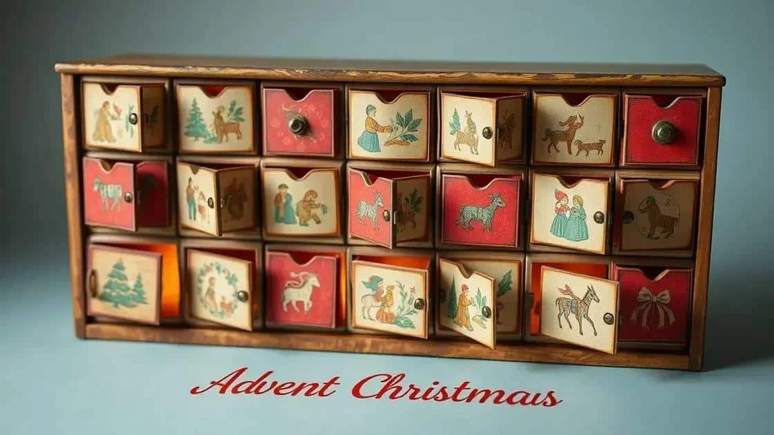The origins of Advent calendars
