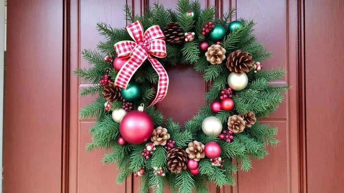 The origins of Christmas wreaths