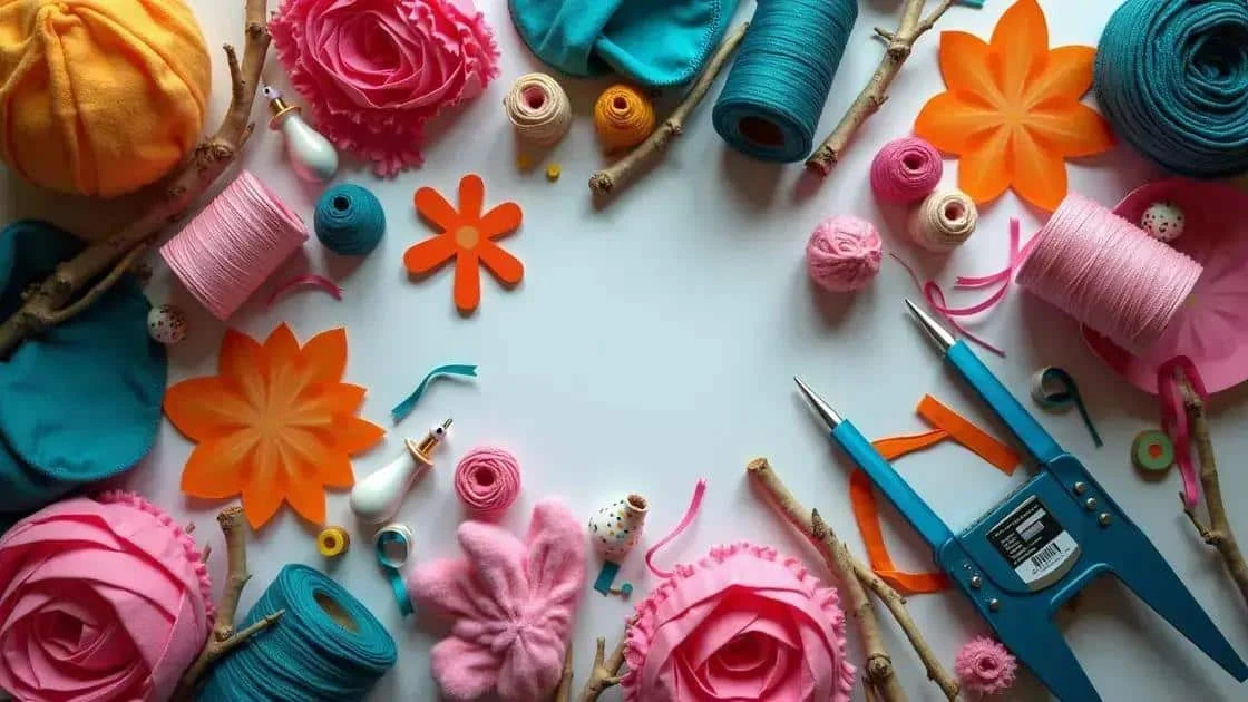 Threads and scissors for handmade gifts