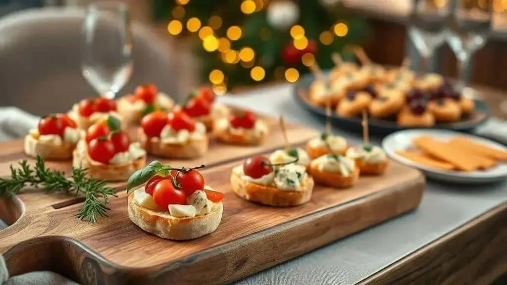 Tomato bruschetta on toasted bread
