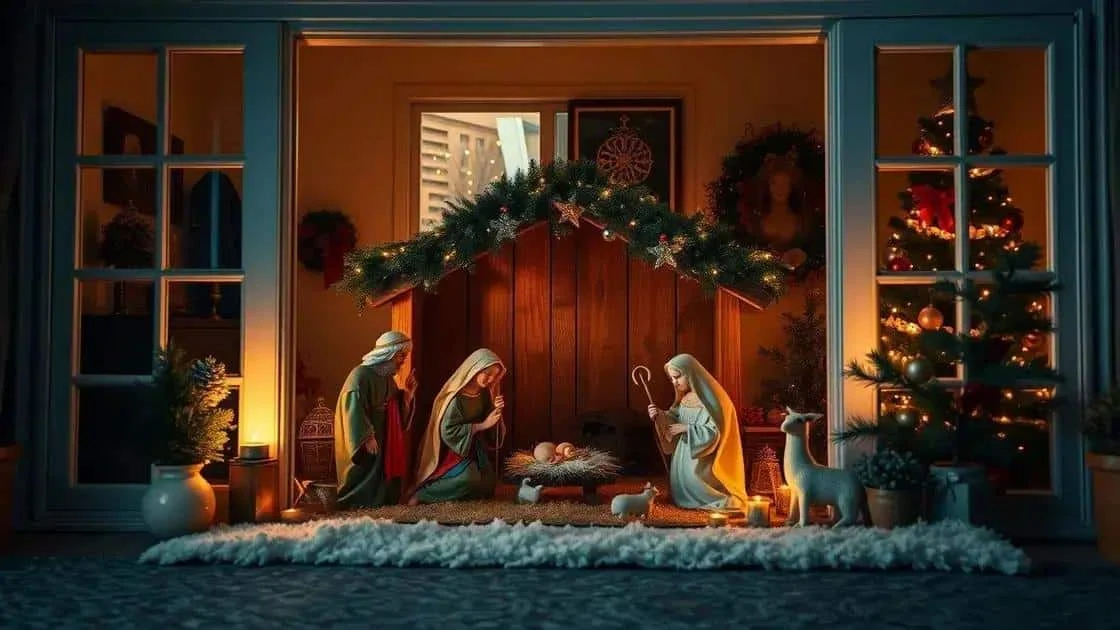 Why can a Nativity scene matter at Christmas?