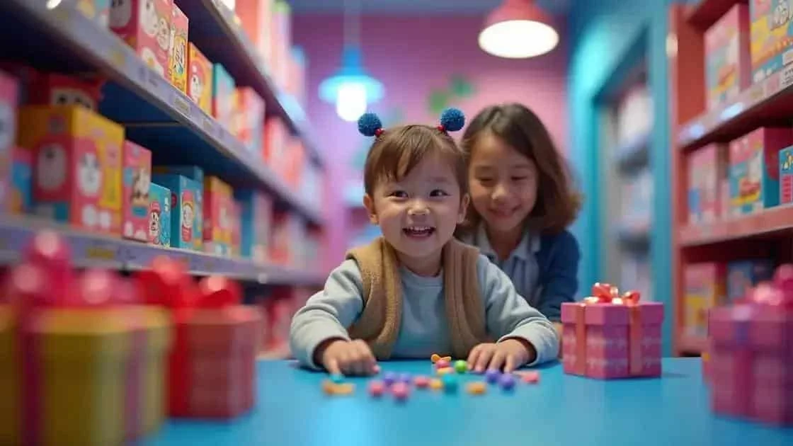 Woman and child visiting a gift shop
