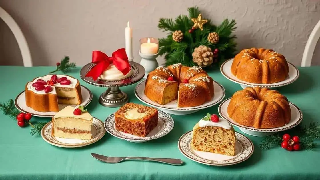 Assortiment de gâteaux pour une table de fête