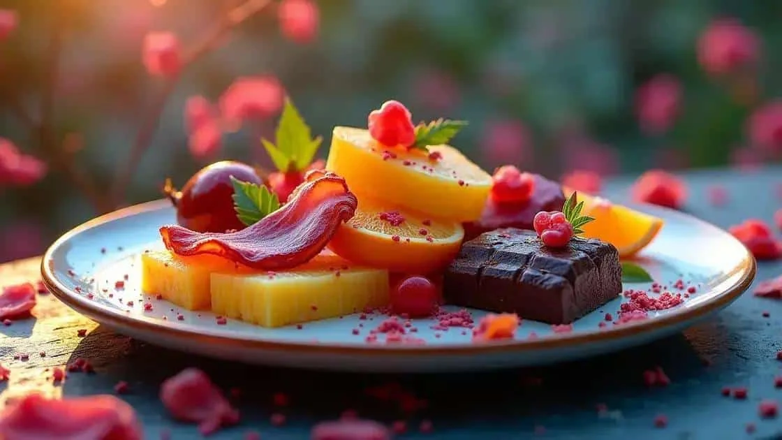 Illustration de bouchées à l’ananas et au chocolat