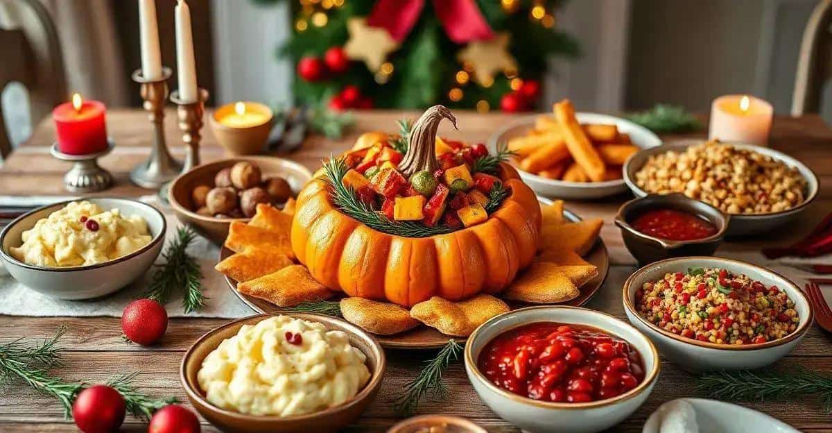 Planejando uma ceia de natal vegana deliciosa