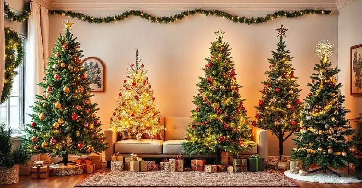 Tipologias de Árvores de Natal