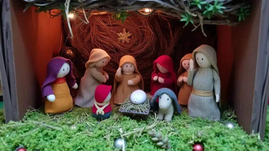 Materiais criativos para o seu presépio
