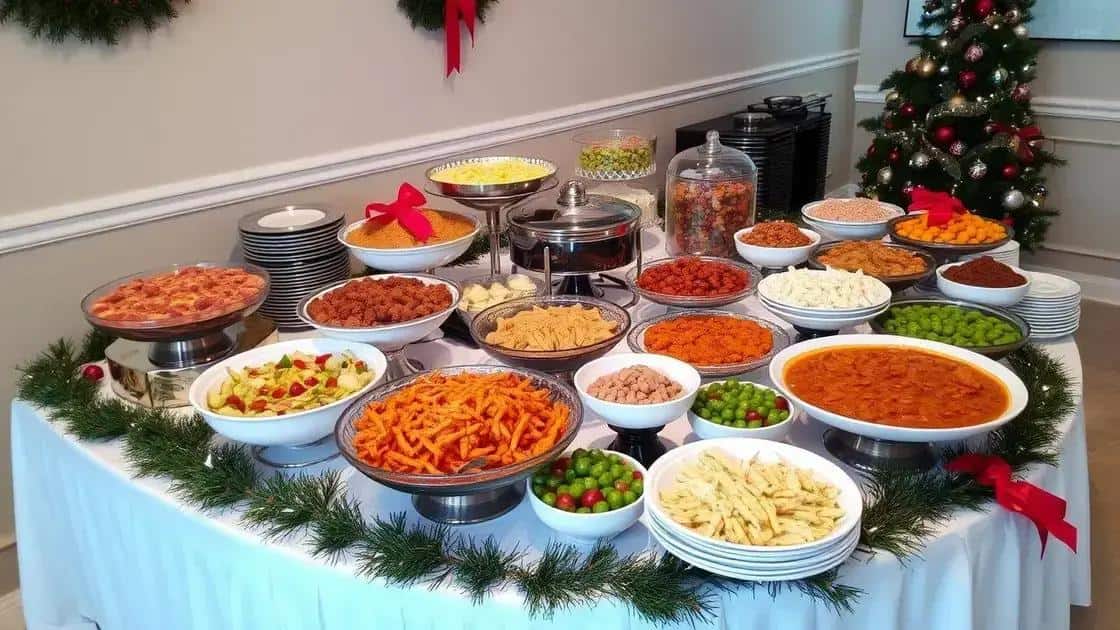 Planejamento do buffet: o que considerar