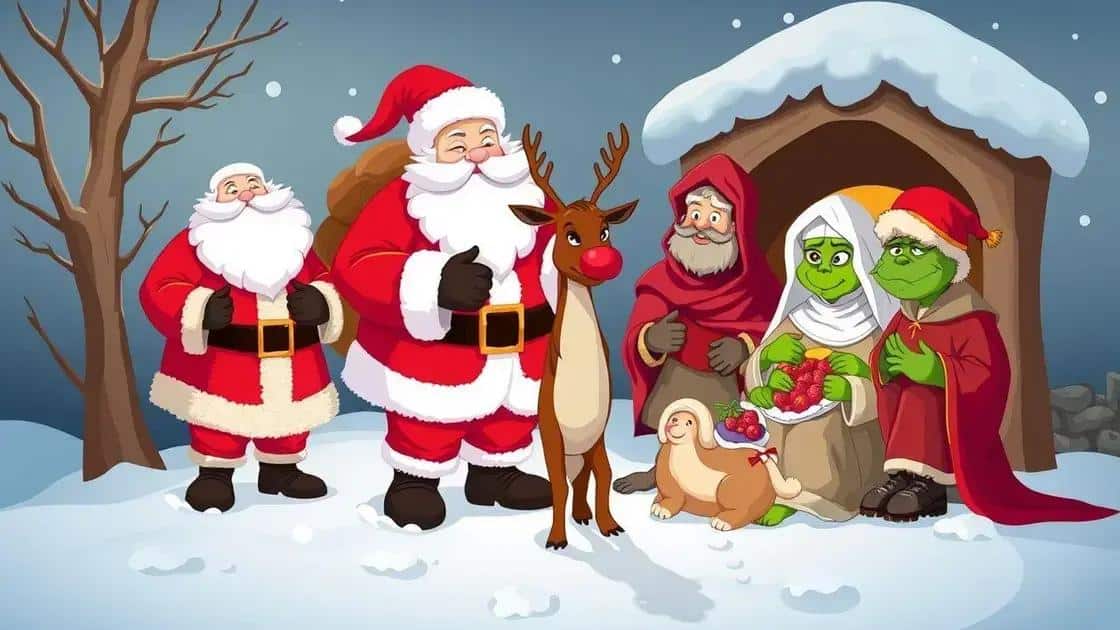 Principais personagens das lendas de Natal
