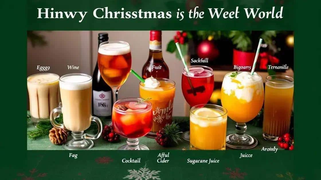 Bebidas tradicionais de Natal pelo mundo