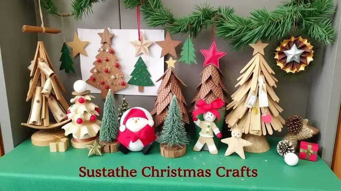 Artesanato sustentável para o Natal