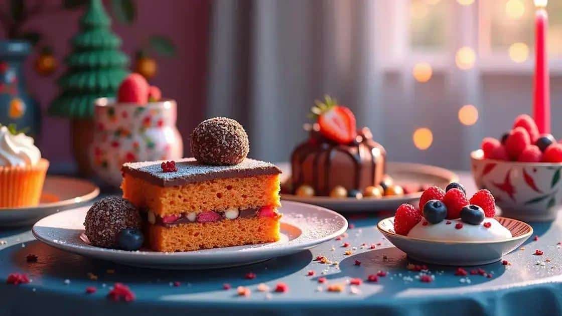 sobremesas veganas fáceis para festas