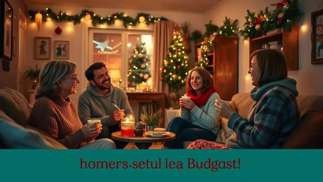 Manter a essência do Natal com baixo custo