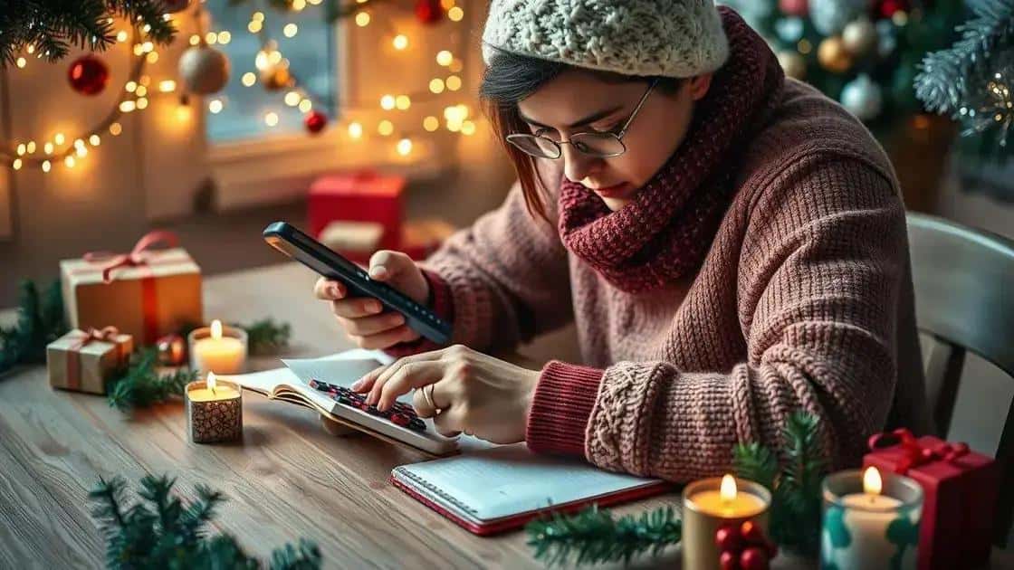 como fazer um orçamento natalino eficaz