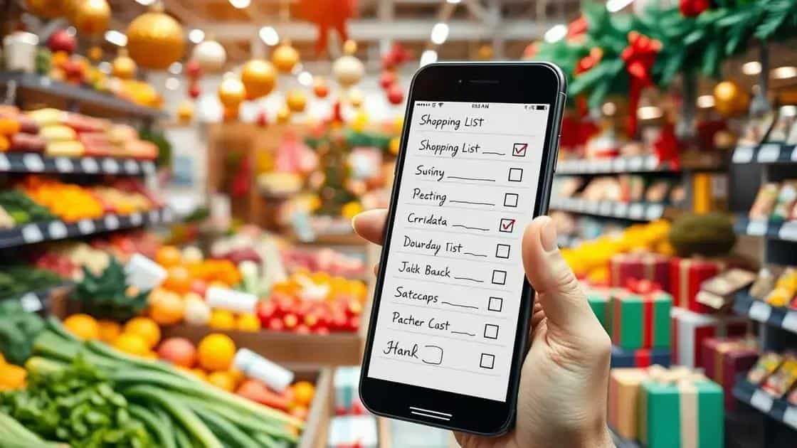 O poder das listas na hora de comprar