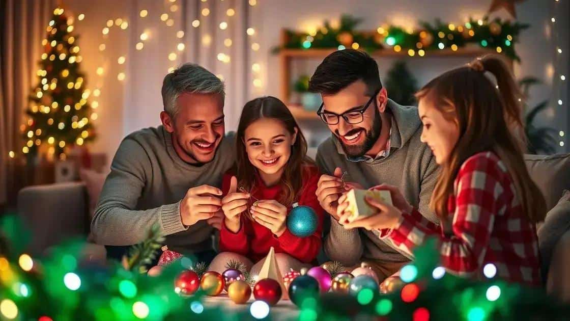 Como Engajar Amigos e Família em Projetos Natalinos Criativos e Significativos