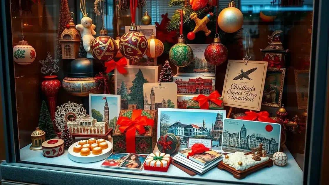 Sugestões de lembranças de Natal de viagens