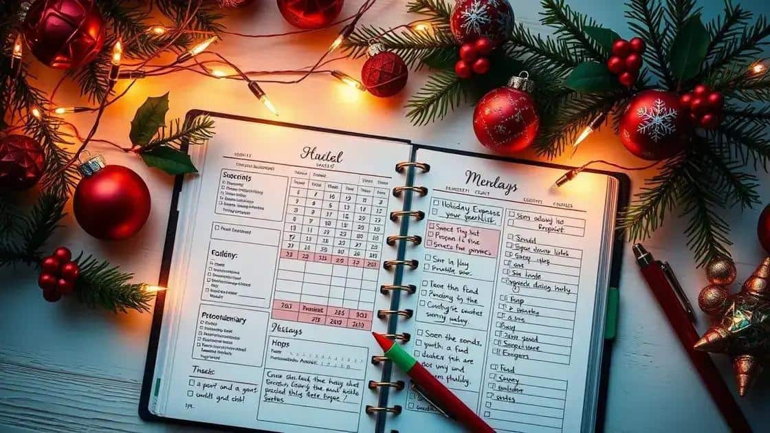 Calendário Financeiro Prático: Como Dividir Estrategicamente as Despesas de Natal