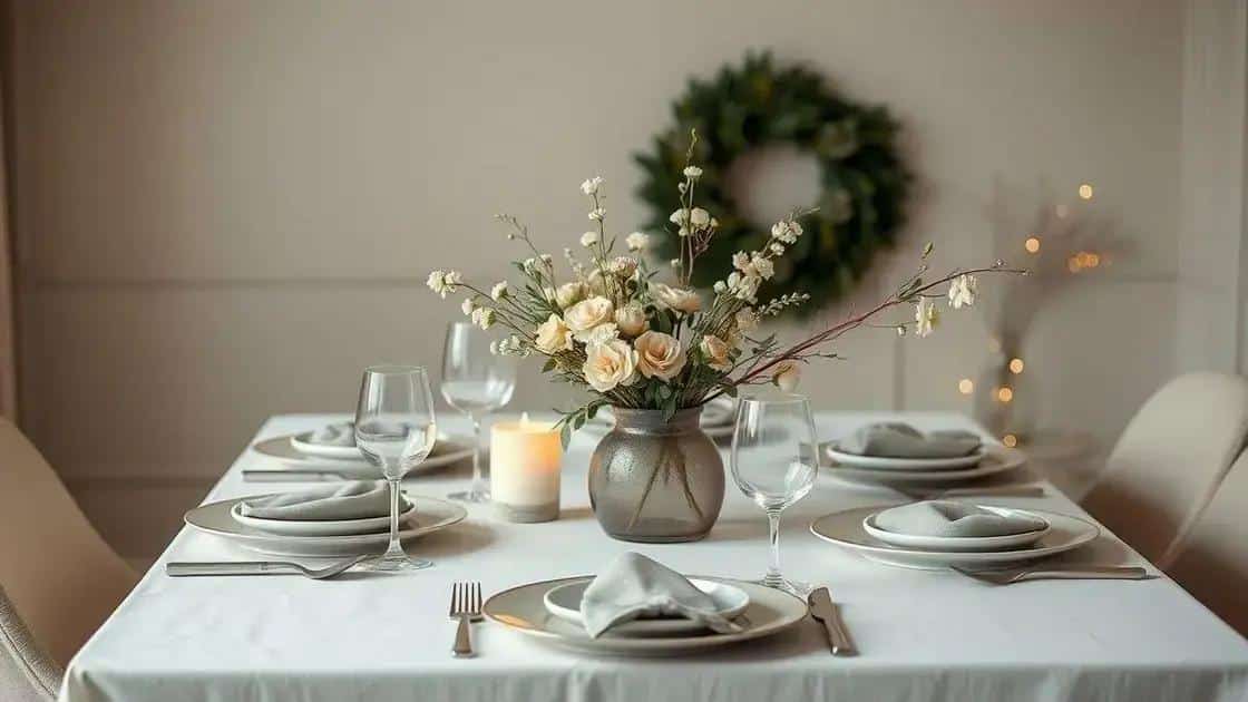 Dicas de decoração simples e elegante