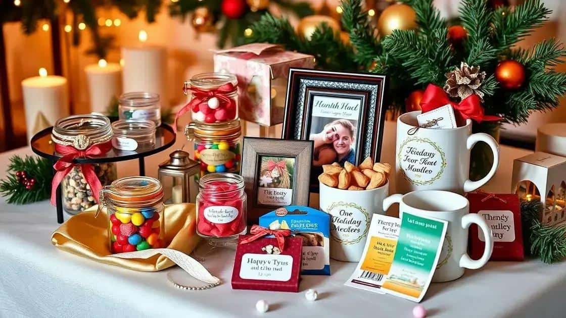 Ideias de lembranças personalizadas