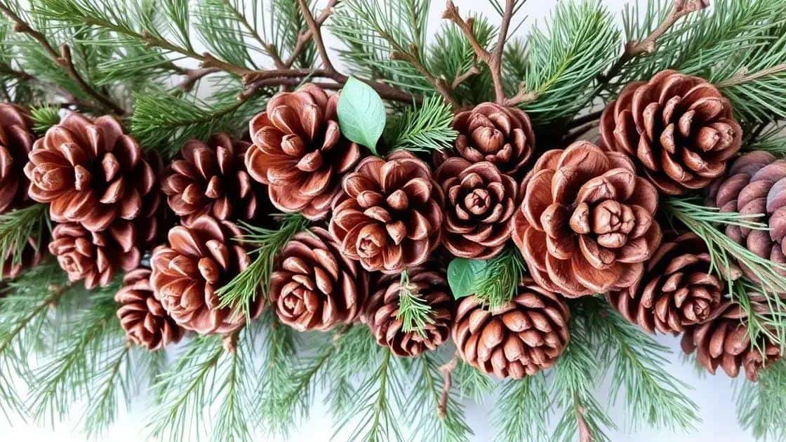 Por que escolher pinhas naturais para a decoração?