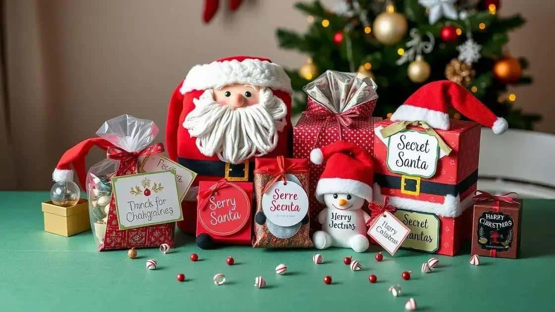 10 Lembrancinhas Criativas para Amigo Secreto de Natal