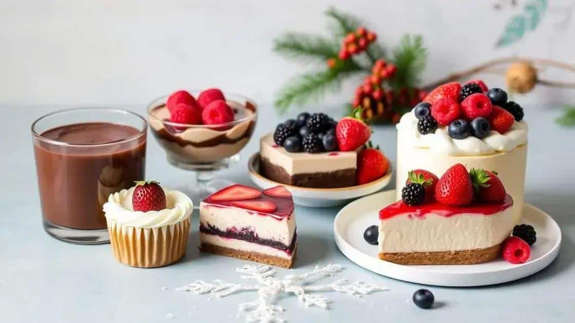 Sobremesas low carb que encantam